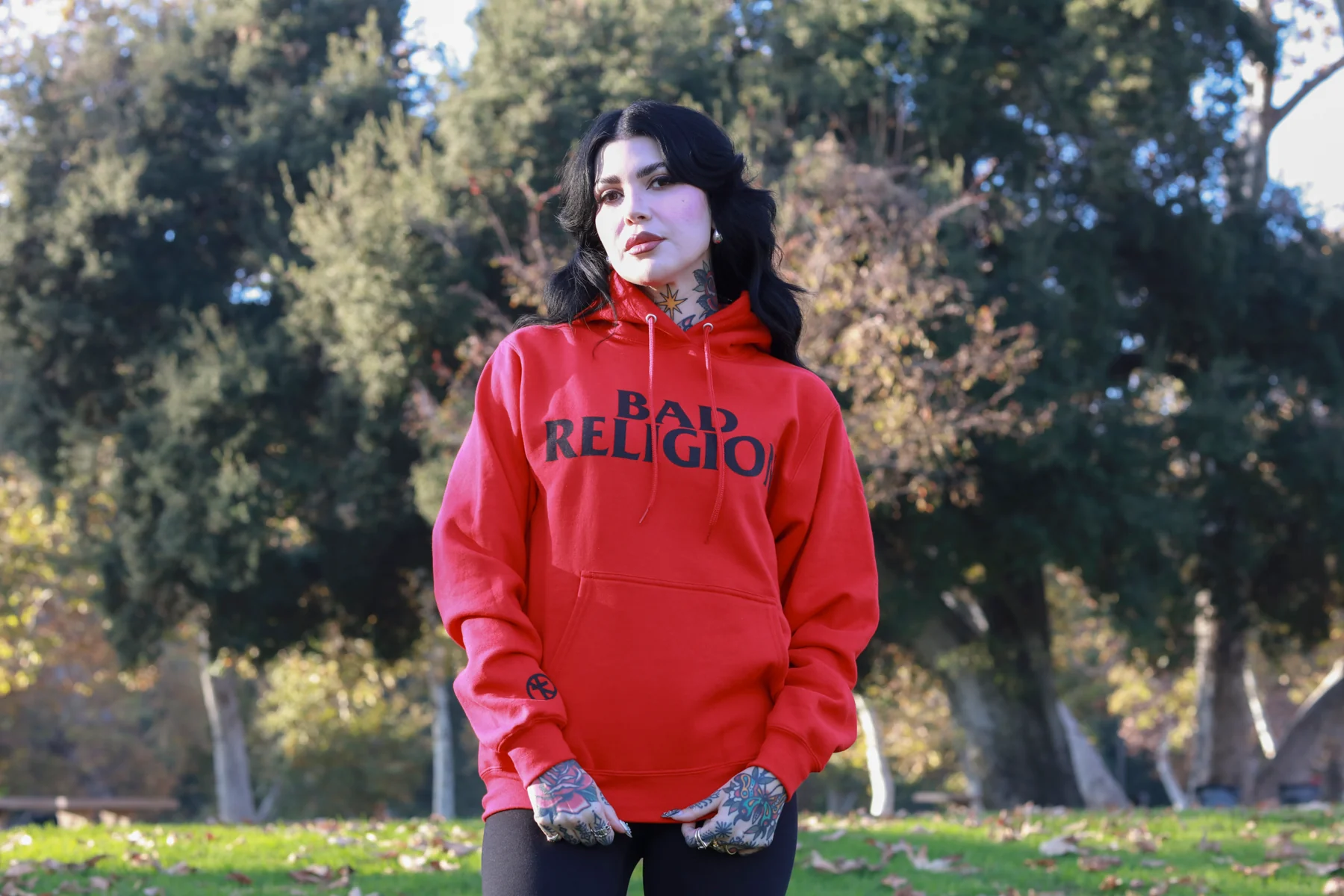 Logo Hoodie & Sweatpants Bundle (Red) - Image 6