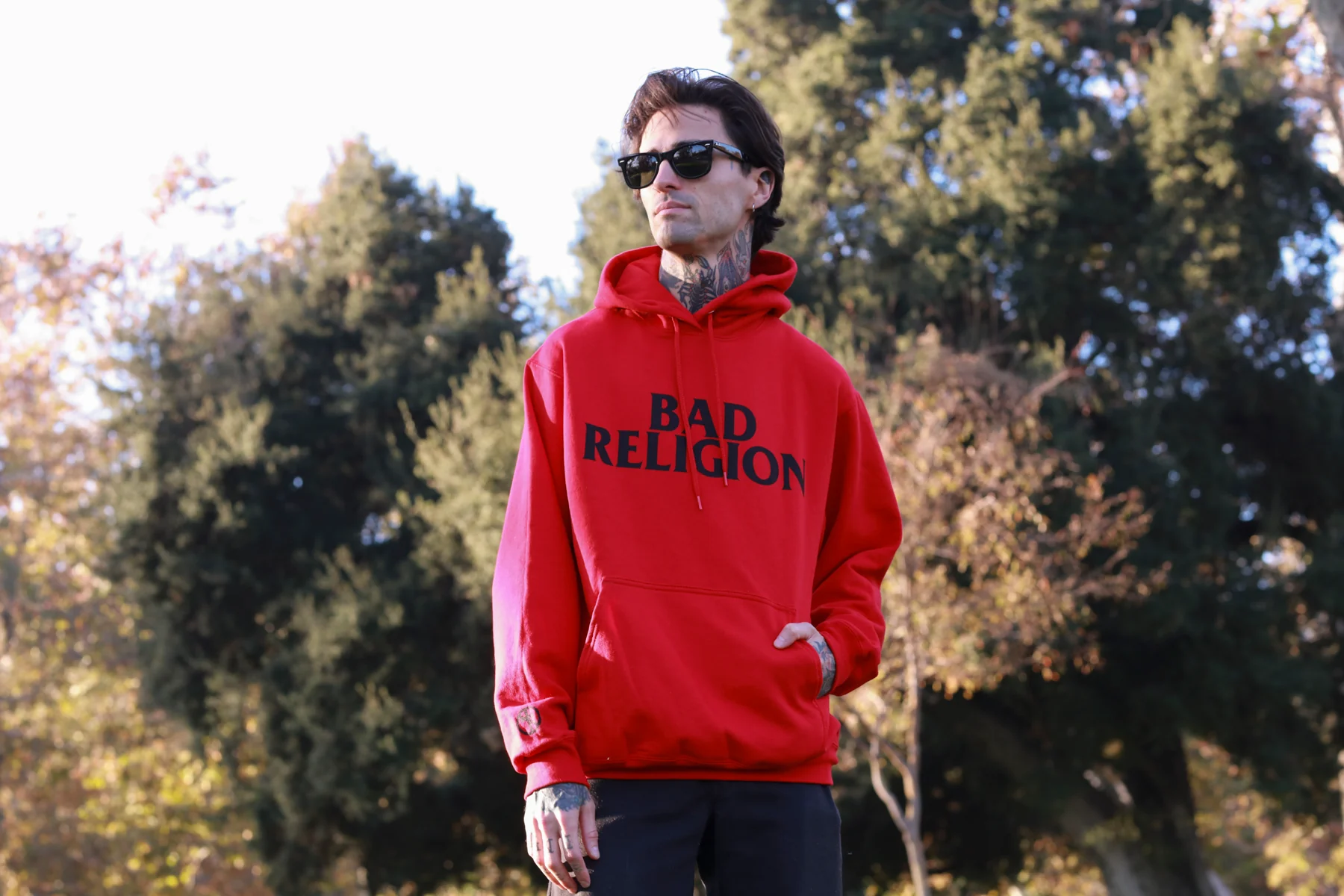 Logo Hoodie & Sweatpants Bundle (Red) - Image 8