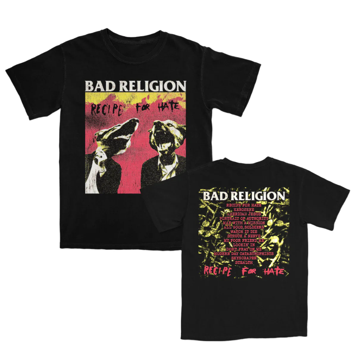 Recipe For Hate Track List T-Shirt (Black)