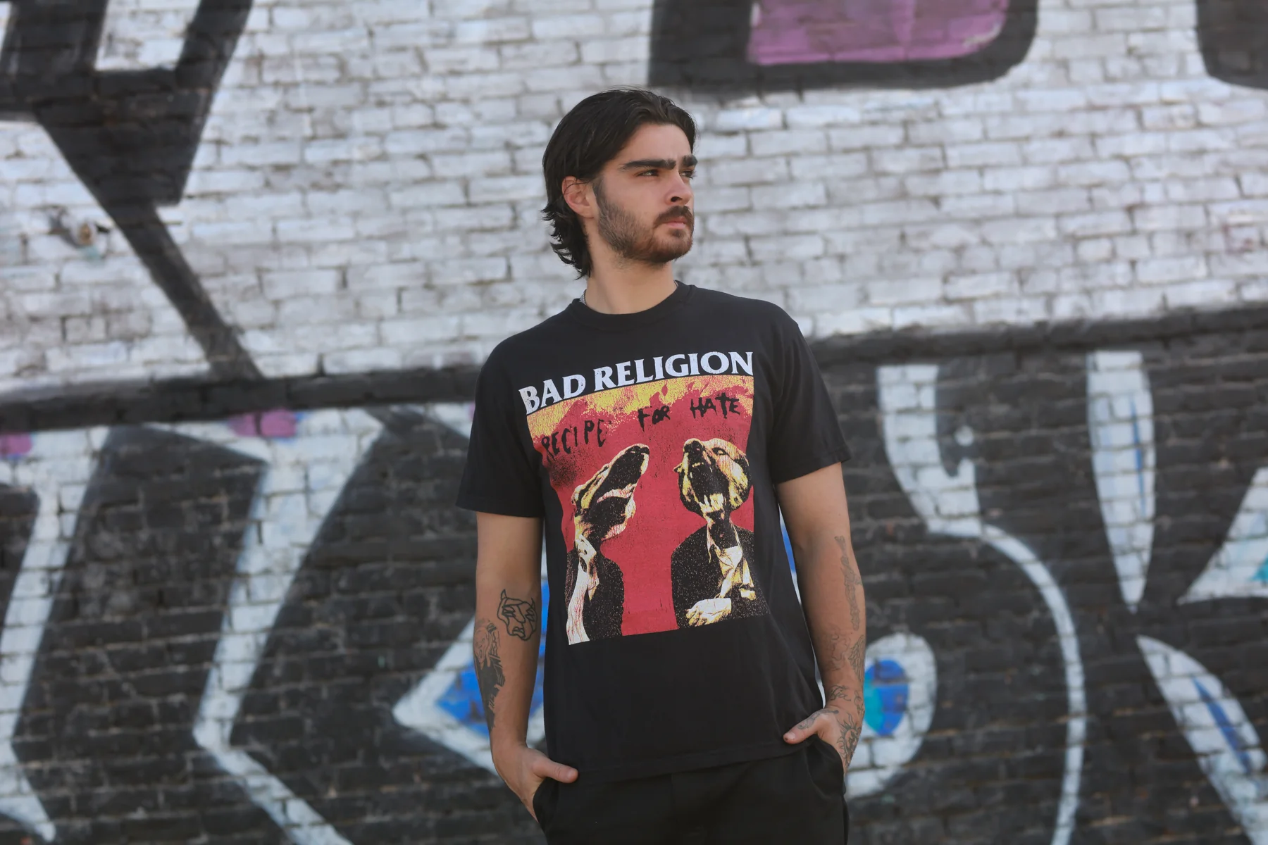 Recipe For Hate Track List T-Shirt (Black) - Image 2
